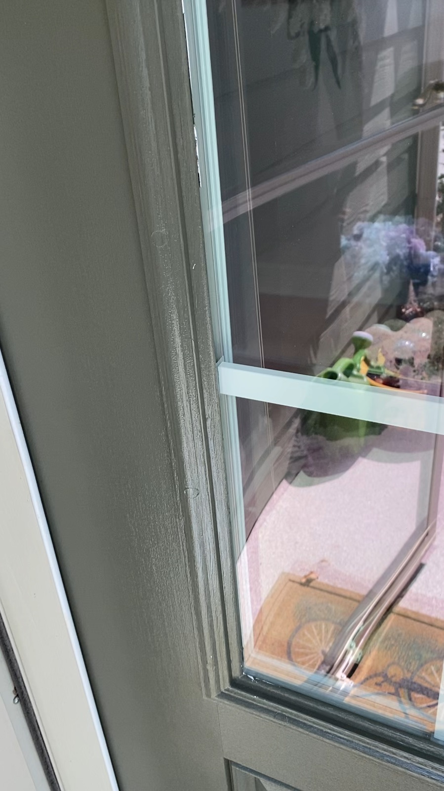 Walkthrough of fresh exterior trim and window paint